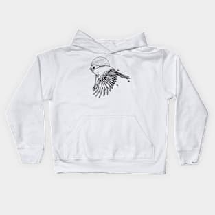 Bird and sun Kids Hoodie